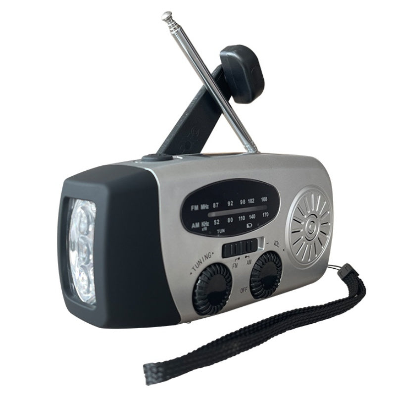 ⚡ Multifunctional Solar Emergency Radio – Self-charging, Alert-ready, Compact ✨