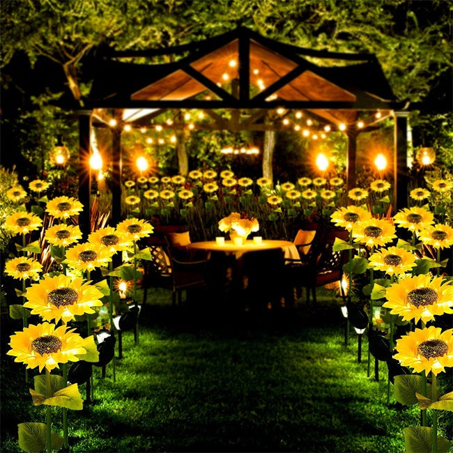 💐50% OFF ! Sunflower Solar Lights – Glowing Garden Decor 🌻🌙【Limited Offer】