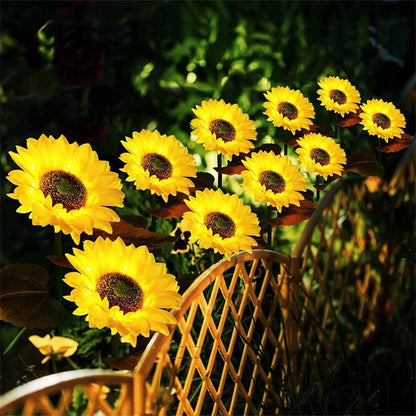 💐50% OFF ! Sunflower Solar Lights – Glowing Garden Decor 🌻🌙【Limited Offer】