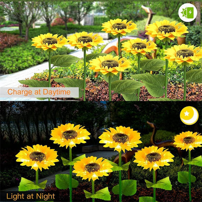 💐50% OFF ! Sunflower Solar Lights – Glowing Garden Decor 🌻🌙【Limited Offer】