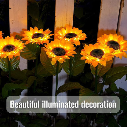 💐50% OFF ! Sunflower Solar Lights – Glowing Garden Decor 🌻🌙【Limited Offer】
