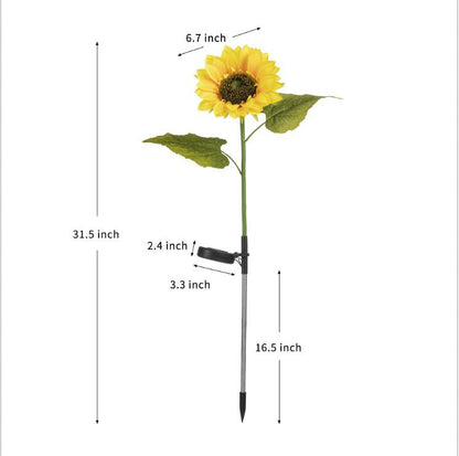 💐50% OFF ! Sunflower Solar Lights – Glowing Garden Decor 🌻🌙【Limited Offer】