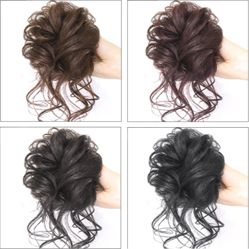 💗LAST DAY - BUY 1 GET 1 FREE💗Messy Curly Hair Bun Scrunchie Extensions