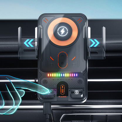 🔥HOT SALE 57% OFF🎁⚡Over 50,000 sold! 📱Smart 2-in-1 Car Rotating Mobile Phone Holder & Wireless Charger⚡