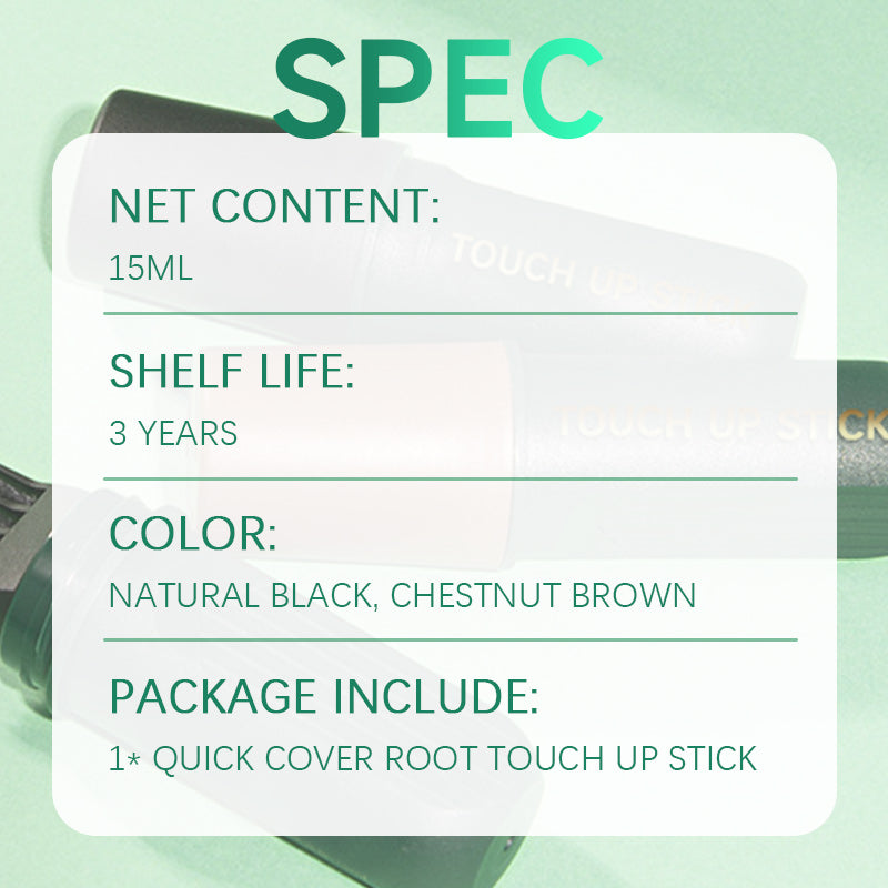 💇‍♀️BUY 3 GET 2 FREE! ✨ Quick Cover Root Touch Up Stick - 10-Second Application with Water-Resistant Formula for Instant Gray Coverage 🌟🧴