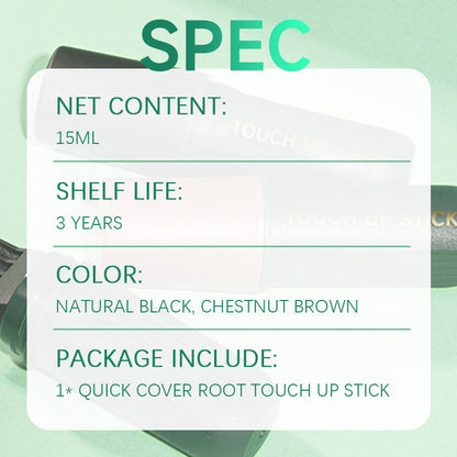 💇‍♀️BUY 3 GET 2 FREE! ✨ Quick Cover Root Touch Up Stick - 10-Second Application with Water-Resistant Formula for Instant Gray Coverage 🌟🧴