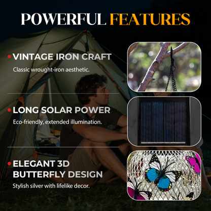 ⏳LAST DAY SALE 50% OFF !!📢Solar Pendant Lamp Art Of Iron