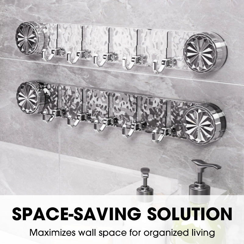 🪝 BUY 2 GET 1 FREE! 🛠️ Stylish Wall Hook Organizer – Space Saving, Rust Proof & Easy Install ✨