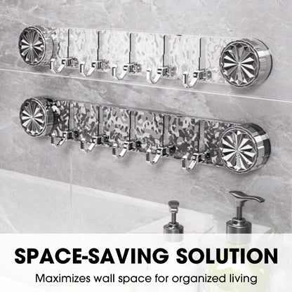 🪝 BUY 2 GET 1 FREE! 🛠️ Stylish Wall Hook Organizer – Space Saving, Rust Proof & Easy Install ✨