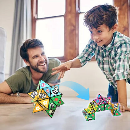 🧒✨Creative Folding Panda Cube Puzzle Toy for Kids