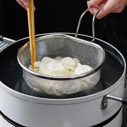 Stainless Steel Sieve with Handle🥄🫕