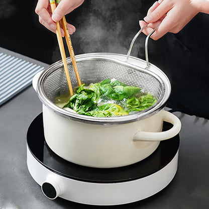 Stainless Steel Sieve with Handle🥄🫕