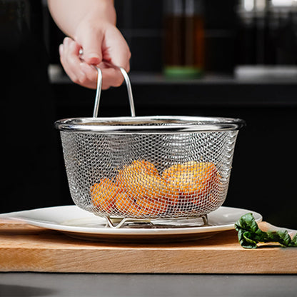 Stainless Steel Sieve with Handle🥄🫕