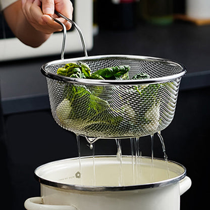 Stainless Steel Sieve with Handle🥄🫕