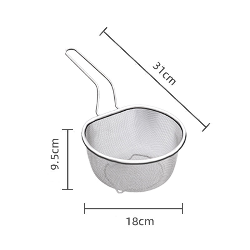 Stainless Steel Sieve with Handle🥄🫕