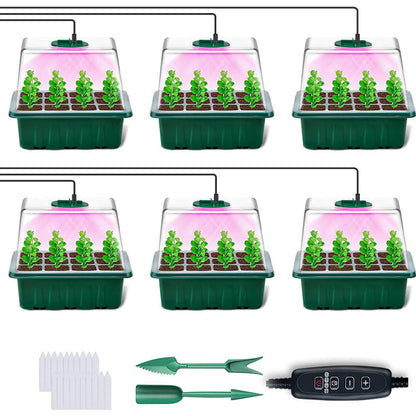 ⏰Limited offer 50% Discount🔥Seed Starter Trays with Grow Light