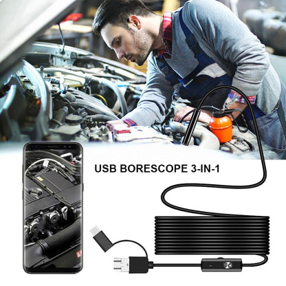 💎 50% OFF! 💎 Plug-and-Play Endoscope Camera – HD 1080p, IP67 Waterproof & Works Directly with iPhone, Android & iPad