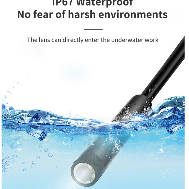 💎 50% OFF! 💎 Plug-and-Play Endoscope Camera – HD 1080p, IP67 Waterproof & Works Directly with iPhone, Android & iPad