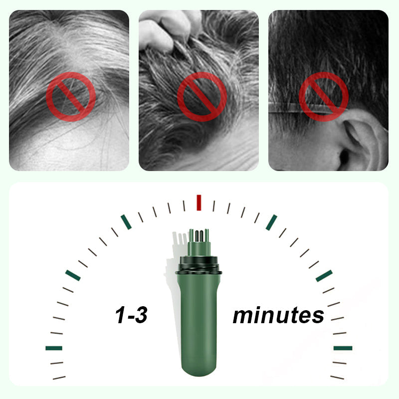 ✏️ BUY 2 GET 1 FREE! ✨ Temporary Gray Coverage Hair Dye Pen - 10-Second Root Touch-Up with Water-Resistant Formula for Instant Youthful Look 🌟🧴