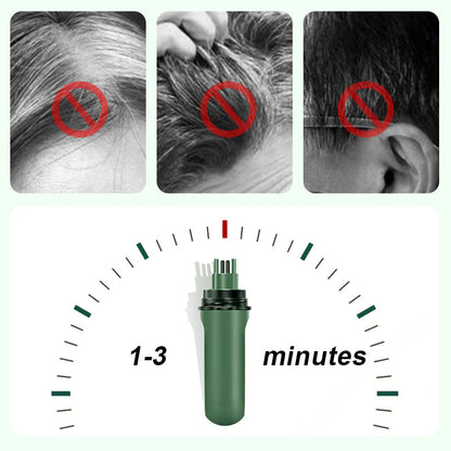 ✏️ BUY 2 GET 1 FREE! ✨ Temporary Gray Coverage Hair Dye Pen - 10-Second Root Touch-Up with Water-Resistant Formula for Instant Youthful Look 🌟🧴