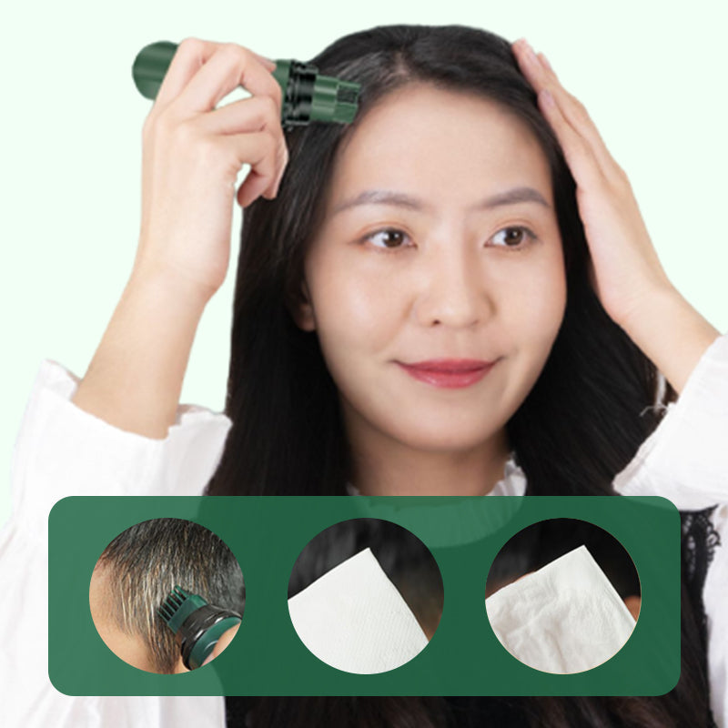 ✏️ BUY 2 GET 1 FREE! ✨ Temporary Gray Coverage Hair Dye Pen - 10-Second Root Touch-Up with Water-Resistant Formula for Instant Youthful Look 🌟🧴