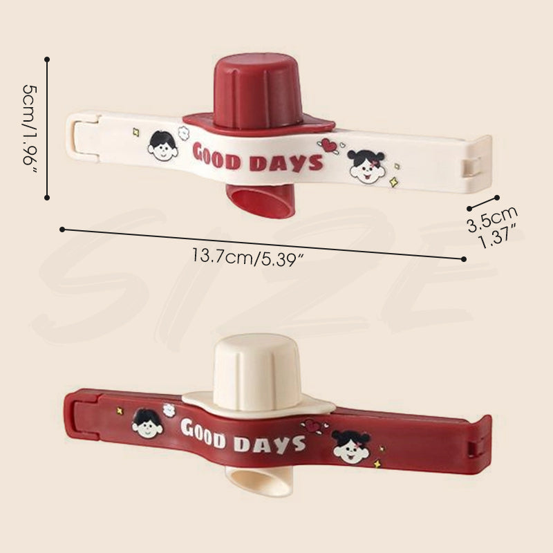 🛍️ Kitchen Sealing Clip — Moisture-Proof, Double Serration, Smooth Pouring