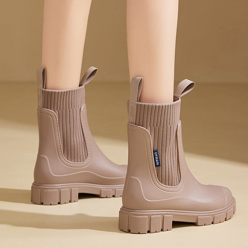 🔥HOT SALE 50% OFF☔️Waterproof Non-Slip Thick Sole Mid-Calf Boots