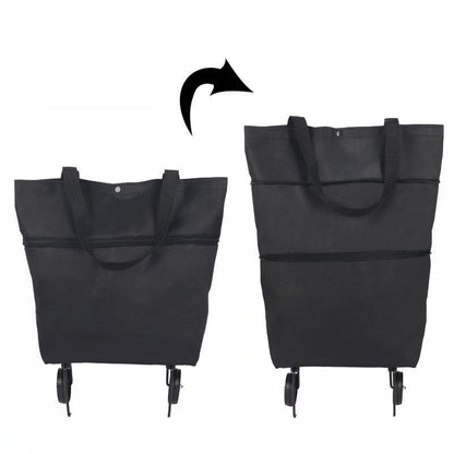 📢📢40% OFF !! ⏰2-in-1 Foldable Shopping Cart