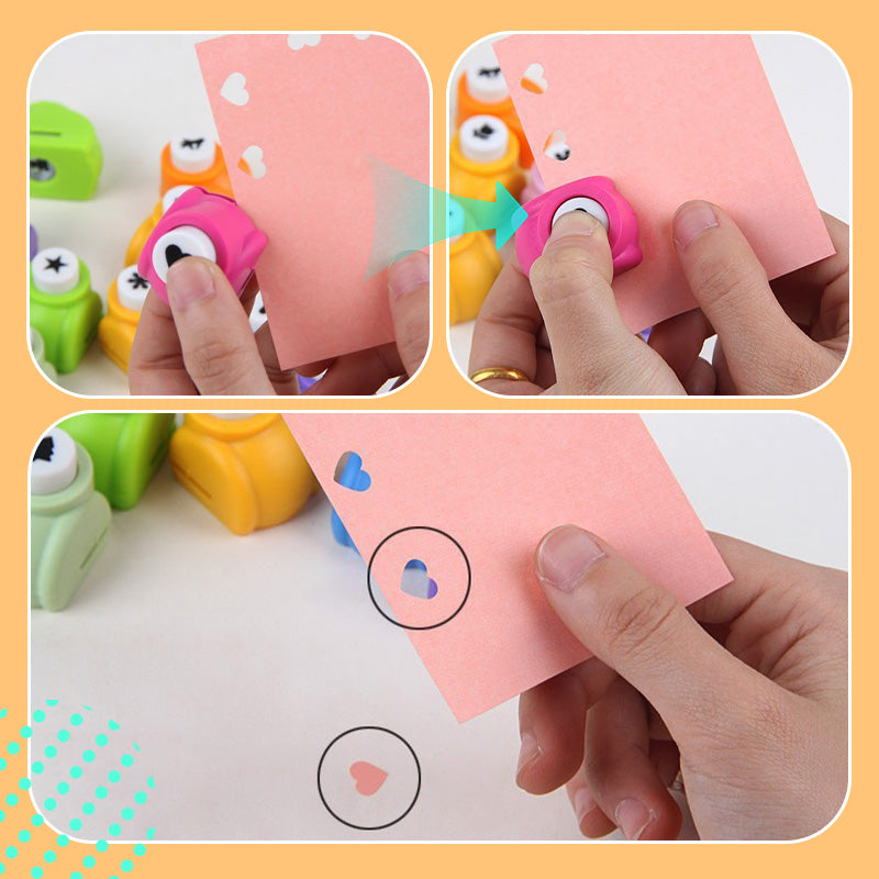 ✂️ 50% OFF NOW! 🎨 DIY Paper Punch Set for Kids – Create Stars, Hearts & Animals – Safe, Creative Fun for Crafts ✨