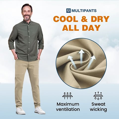🔥 51% OFF! 🥰 MultiPants – High-Stretch, Multi-Pocket Durable Cargo Pants | Built for Movement & Everyday Utility 🎒
