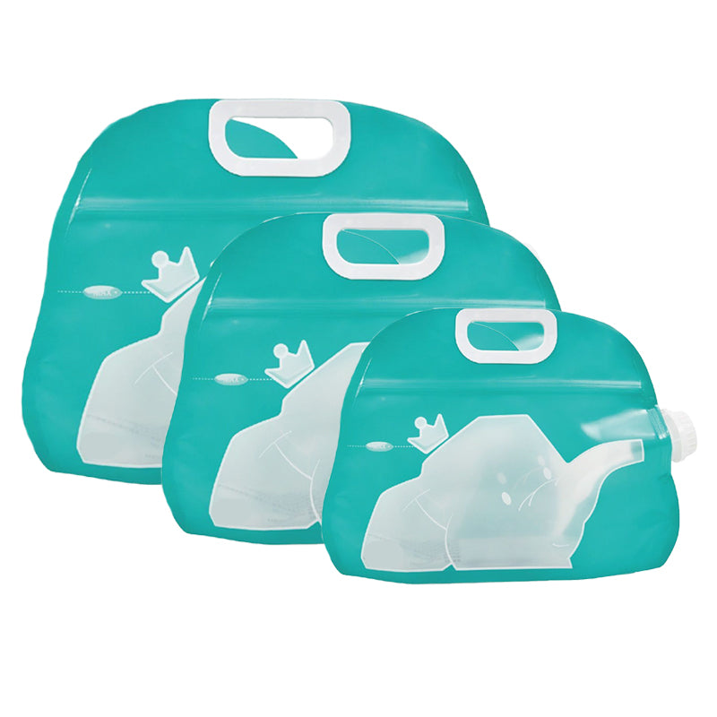 Moisture-Proof Reusable Food Storage Bags with Handle