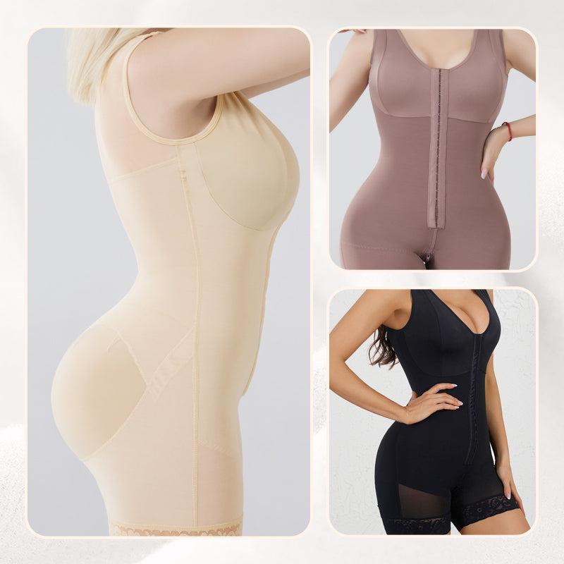 💎 50% OFF! 💎 Sculpting Bodysuit with Front Closure – Full-Body Shaping, Anti-Roll Hem & Discreet Zipper