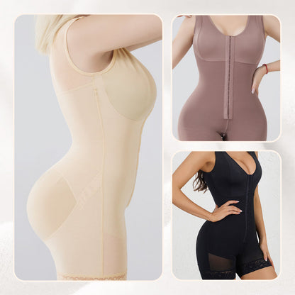 💎 50% OFF! 💎 Sculpting Bodysuit with Front Closure – Full-Body Shaping, Anti-Roll Hem & Discreet Zipper
