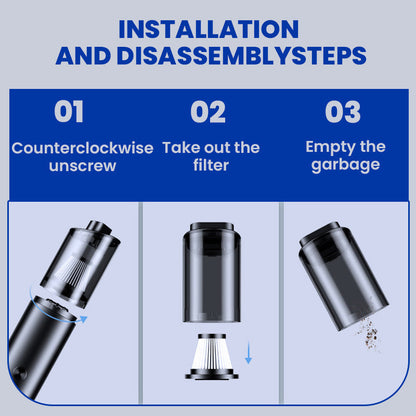 Portable Cordless Car &Home Vacuum Cleaner 🔥Discount limited to 100 pieces🔥