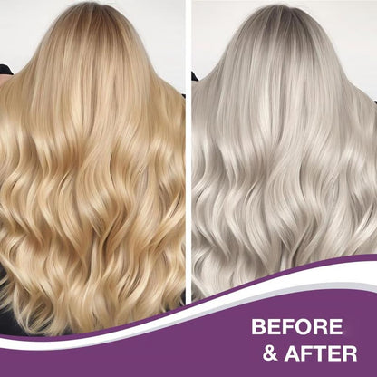 💜BUY 3 GET 2 FREE✨Purple Keratin Hair Mask - Intense Repair for Curly or Color-Treated Hair, Restores Shine & Softness in 3 Mins🌿🧴