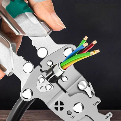 🔧 BUY 3 GET 1 FREE! 🎉 Multifunction Folding Electrician Pliers – All-in-One, Compact & Ergonomic Grip 🛠️📦