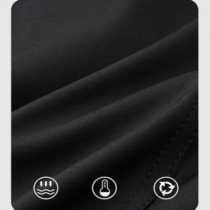 Men's Medium-Length Trench Coat with Detachable Inner