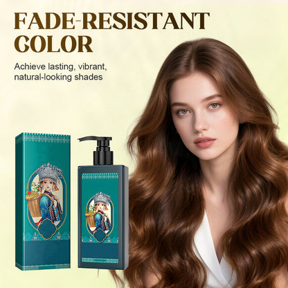 🌿 BUY 2 GET 1 FREE! ✨ Plant Extract Hair Dye for Gray Hair - Natural Formula with Nourishing Botanicals for Damage-Free Color & Shine 💆‍♀️💫