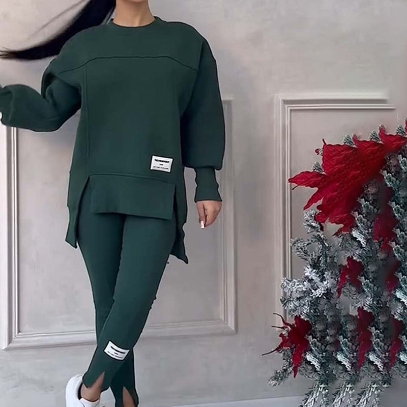 Women's Casual Sweatshirt Leggings Set（50% OFF）