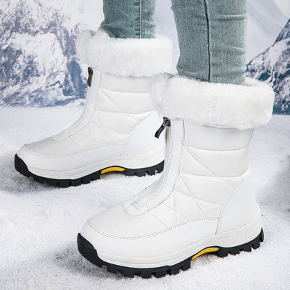 👢 50% OFF NOW! ✨ Women’s Non-Slip Warm Zipper Snow Boots - Thermal Insulated & Water-Resistant Winter Boots for Cold Weather 🌨️🔗