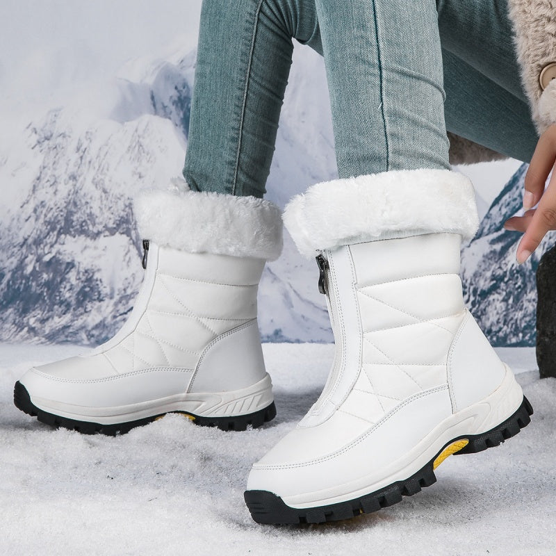 👢 50% OFF NOW! ✨ Women’s Non-Slip Warm Zipper Snow Boots - Thermal Insulated & Water-Resistant Winter Boots for Cold Weather 🌨️🔗