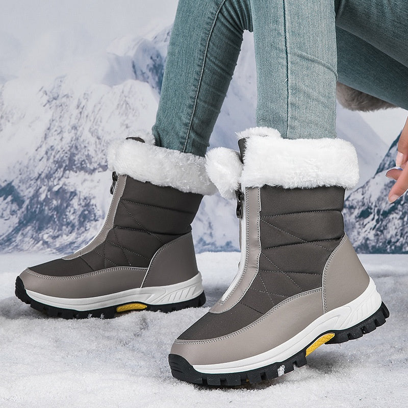👢 50% OFF NOW! ✨ Women’s Non-Slip Warm Zipper Snow Boots - Thermal Insulated & Water-Resistant Winter Boots for Cold Weather 🌨️🔗