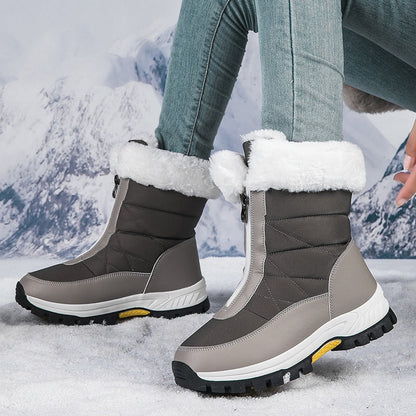 👢 50% OFF NOW! ✨ Women’s Non-Slip Warm Zipper Snow Boots - Thermal Insulated & Water-Resistant Winter Boots for Cold Weather 🌨️🔗