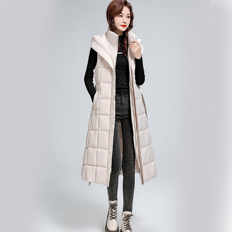 Women's Sleeveless Hooded Quilted Waistcoat