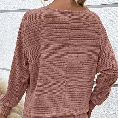 🎉Hot Sale🎉Women's Striped Long Sleeve Half-Zip Top