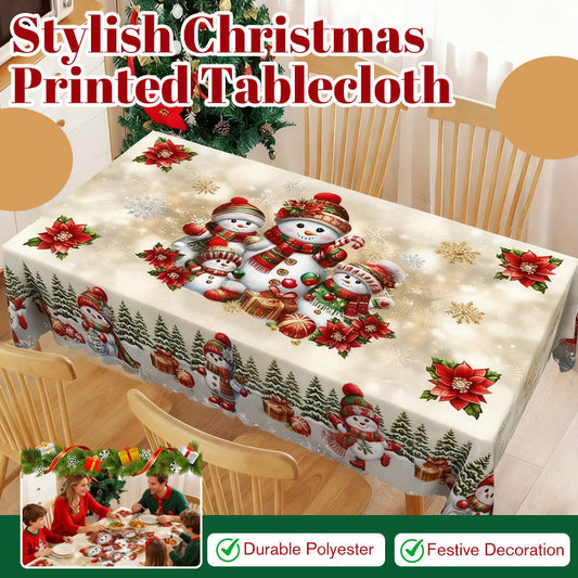 ✨Christmas Special price £9.99!！🎁Stylish Christmas Printed Tablecloth🔥