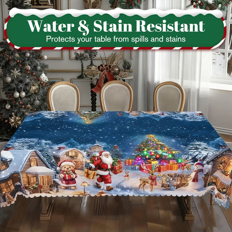 ✨Christmas Special price £9.99!！🎁Stylish Christmas Printed Tablecloth🔥