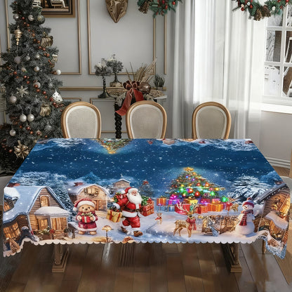 ✨Christmas Special price £9.99!！🎁Stylish Christmas Printed Tablecloth🔥