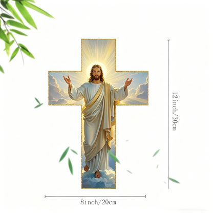 Retro Jesus Christ Wall Cross Decor