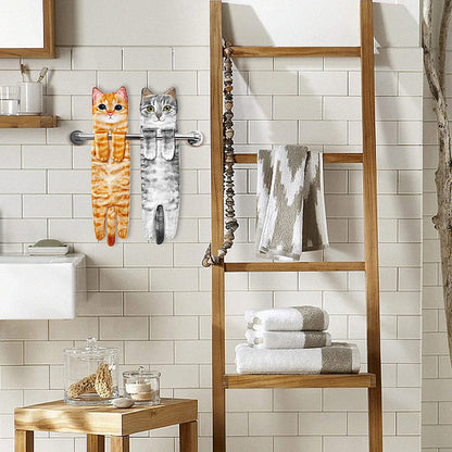 ⏳Limited-time 50% off⏰Cute Cat Hand Towel😺🐾